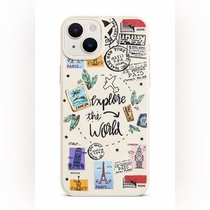 Explore the World Phone Case - Cream